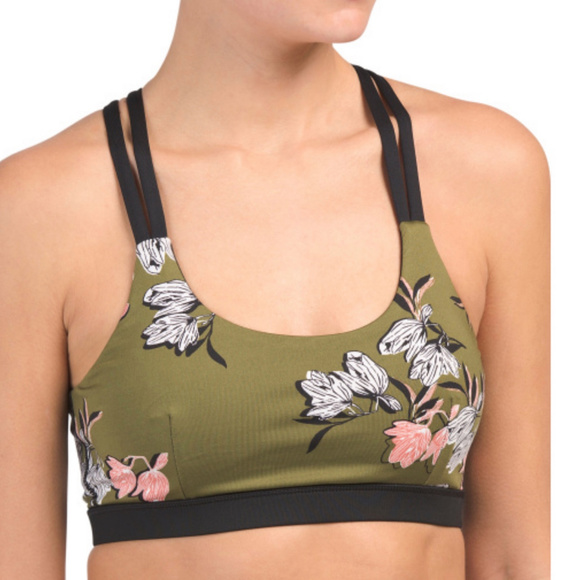 mink pink sports bra